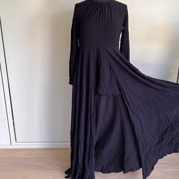 sass & bide Dresses & Skirts - Sass & Bide Jumpsuit with Maxi Length Overhanging Skirt Size AU S